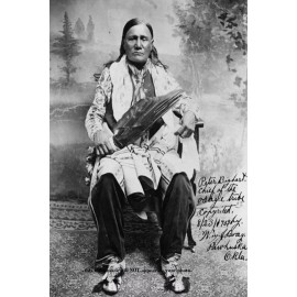 Osage Chief Peter Bigheart PHOTO Native American Indian 1909 Oklahoma