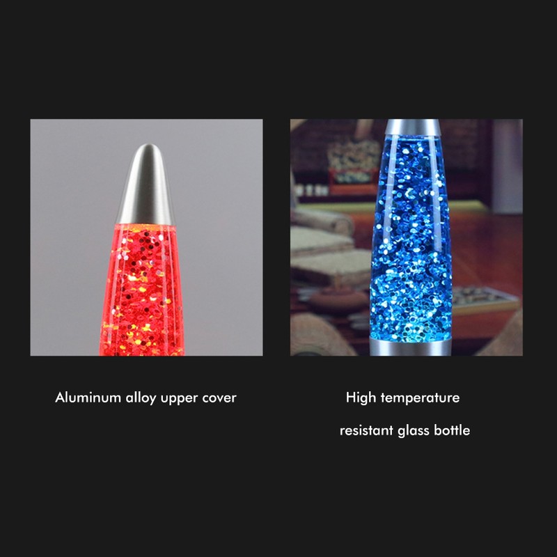13 Inch Wax Lava Lamp Glitter Lava Lamp Liquid Wax