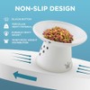 Necoichi Cuenco de Comida Extra Ancho para Gatos (Gato)