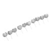 100pcs Fertilizer Mesh Basket Stainless Steel Garden Nutrition Cups Small
