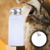 ULTECHNOVO 2Pcs Drücken Alkoholspender Leer Abschließbare Antistatische Push-Down-Pumpe Flaschen Platz