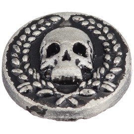 Cam-in Soft Shutter Button Release Button Creative Type / (Diameter 0.4 inches (10 mm) (Skull Stamp) CAM9111