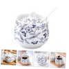 Ipetboom 1 Set Ceramic Salt Jar Kitchen Spice Container with