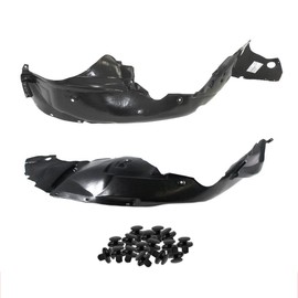 Parts N Go Fender Liner Set w/Clips for 2010-2012 Fusion Front Driver & Passenger Side Left Right FO1248143 FO1249143 AE5Z16103B AE5Z16102B