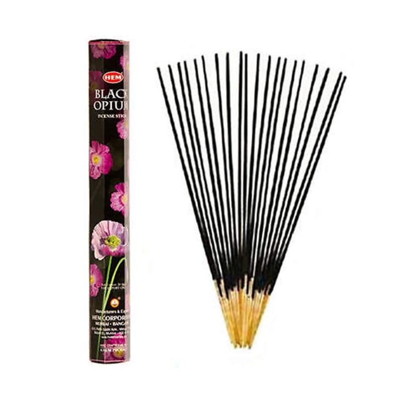 HEM Black Opium Big Pack 6 x 20 Incense Sticks
