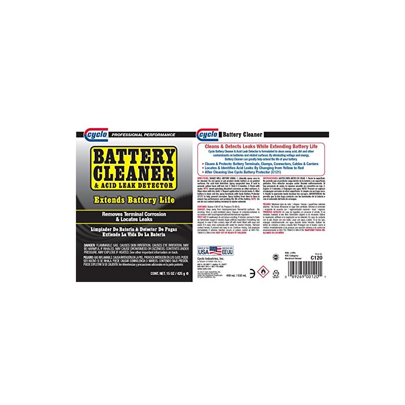 Cyclo - Battery Cleaner & Acid Leak Detector