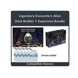 Legendary Encounters: Alien Deck Building Game + Expansion Compatible Sleeve Bundle (8810 X 10)