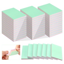 Thenshop 60 Packs Small Sticky Notes Bulk 1.5x2 Inch Mini Self Stick Note Pads, One Book of Five Colors Colorful Paper Memo for Office School Supplies, 50 Sheets/Pad (Pastel Color)