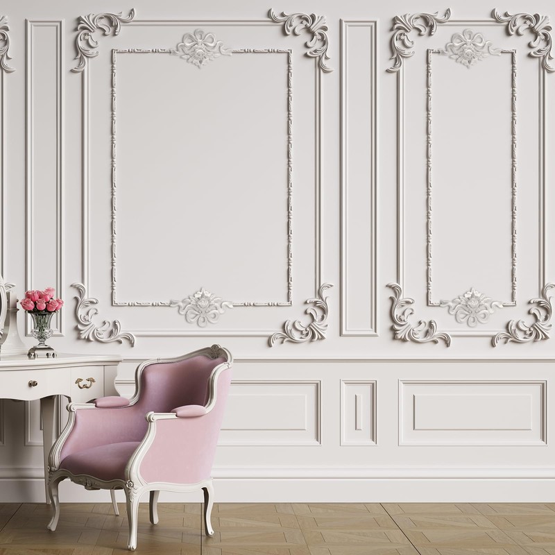 Pangda Corner Wall Molding French Style Wainscoting Panels Flora Moulding