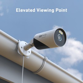 Holicfun PTZ Camera Gutter Mount, Compatible with Reolink Argus PT Series, Reolink Go PT Ultra, AOSU SolarCam D1 Series, and EufyCam E330 (Professional) Cameras