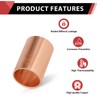 Pro 50-Pack EFIELD 1/2" X 1/2" Copper Slip Coupling, No