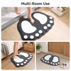 Cartoon Flannel Bathroom Mat – Soft Absorbent Non-Slip Floor Mat