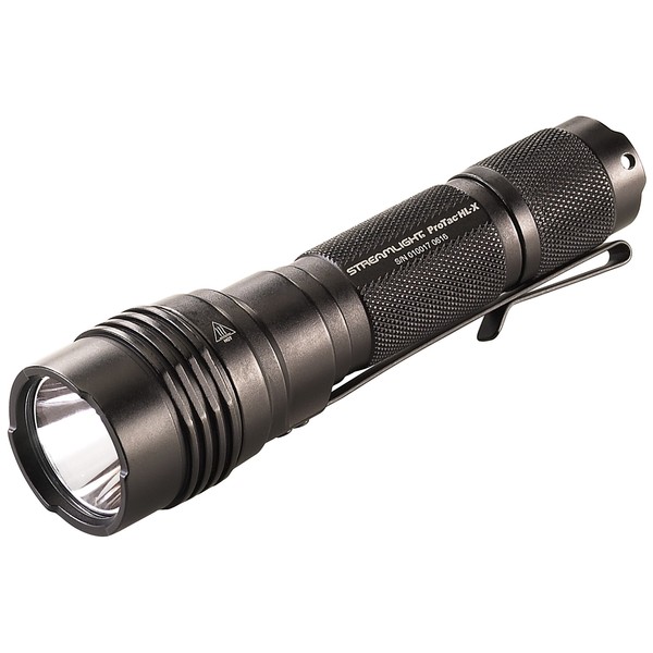 STREAMLIGHT 88065 Pro Tac HL-X 1,000 Lumen Professional Tactical Flashlight with High/Low/Strobe"Dual Fuel" Includes 2x CR123A Batteries and Holster - 1000 Lumens