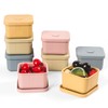 AOEDEO 8 pcs 10 oz Silicone Snack Containers with Lids