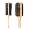 Flylin Paquete de 2 cepillos para barba hombres, Bambú Mango