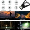 Headlamp Camera 1080P Adjustable IPX4 Waterproof Rechargeable Hands Free Head