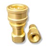 2Sets 1/4" Brass Quick Disconnect Coupler Carpet Cleaning Extractor Wands