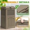Greesum 33 Package Delivery Box for Outside, Patio Waterproof Resin