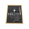 Laguiole 8-Piece Steak Knife and Fork Set – Black Pakka