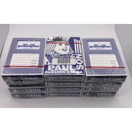 PAULSON Dozen Paulson Playing Cards NEW Diamond Jacks Casino (12 Decks) - Blue