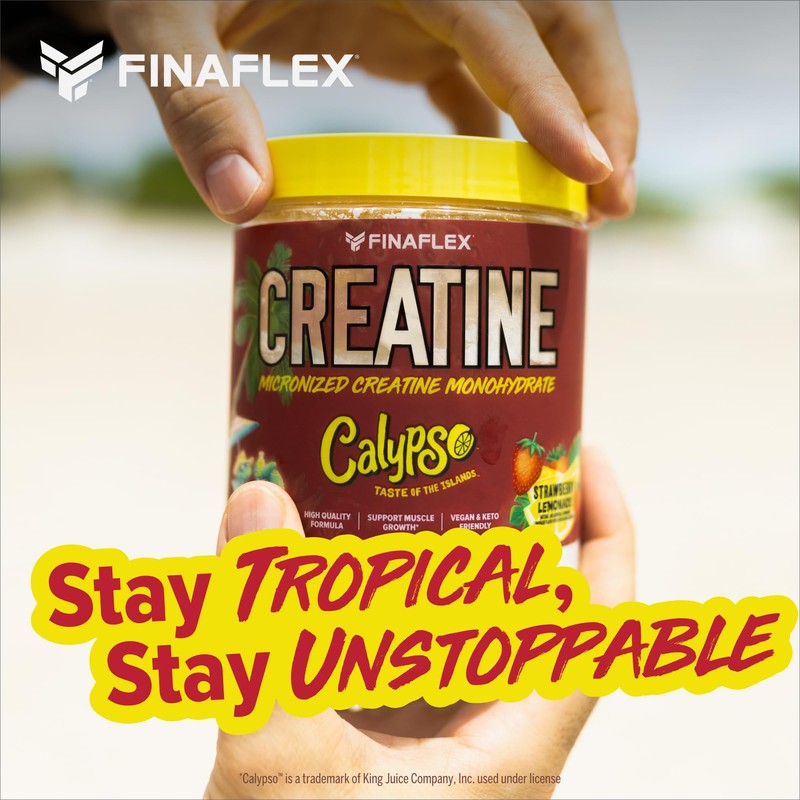 FINAFLEX Pure Creatine + Calypso, Strawberry Lemonade - 7.5 oz