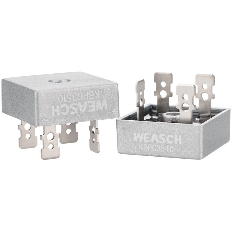 Weasch Bridge Rectifier Diode, KBPC3510, AC to DC, 1000V 35A,