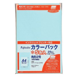 Maruai Envelopes A4 Square No. 2 Square 2 Square Colored Envelopes 5 Colors x 5 Each PK-2 Comic