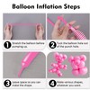 Rimobul Solid Color Twisting Balloons - Pack of 100 (Pink)