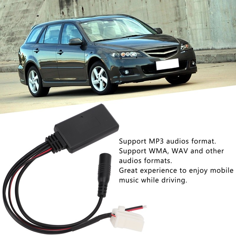 Car Audios AUX Wire ABS MP3 Input Adapter Replacement for