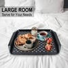 KAQAHIDO Large Non Slip Serving Tray with Grippy Dots, TV