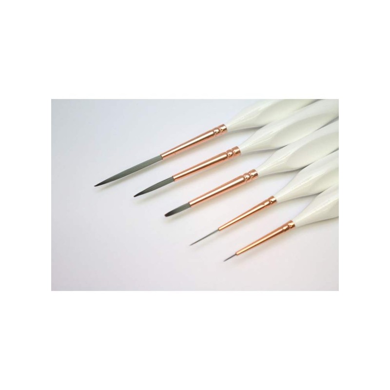 MONT MARTE Detail & Liner Brush Set, Wood, Standard, L