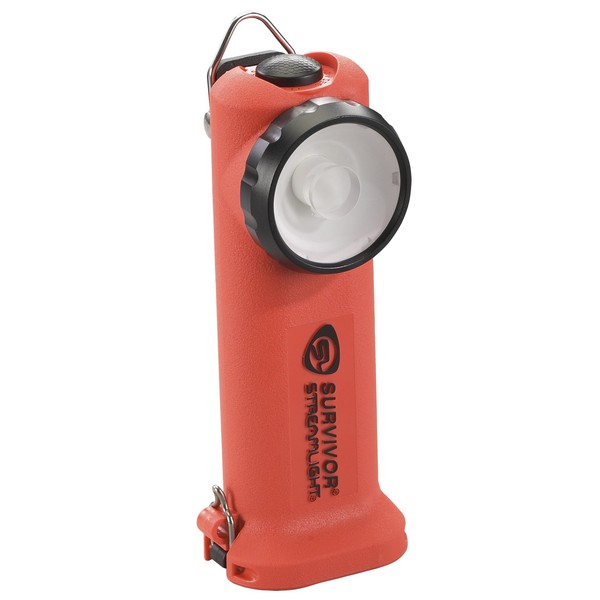 Streamlight 90540 Survivor 175 Lumen LED Right Angle Flashlight, Alkaline Model, Red