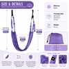 Aerial Yoga Stretch Strap for Home Fitness – Purple Nylon