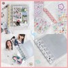 GOSO Sticker Book, Plastic Board, Transparent A7 Size, Mini Binder