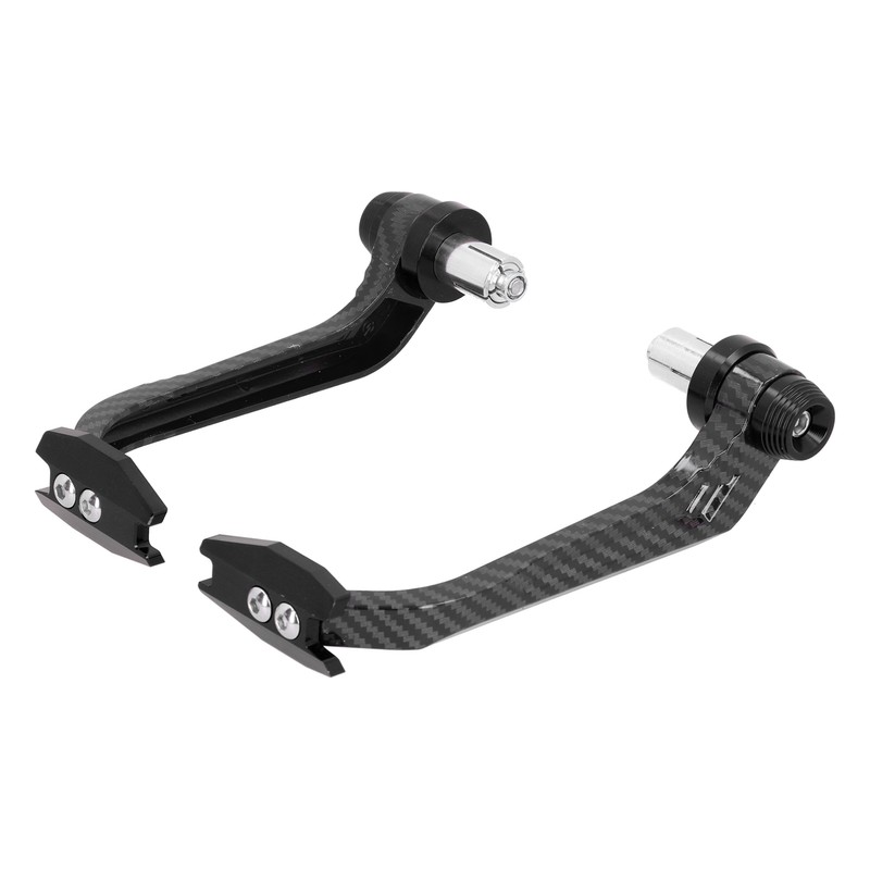 Motorcycle Handlebar Guard Carbon Fiber Style Aluminium Alloy Universal 22mm/0.87inBlack