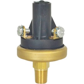 XYZIL Adjustable Oil Pressure Switch Sensor 765754 76575-4 4D-4785 1/8-27NPT 4 PSI-7 PSI Normally Open Compatible with Hobbs Honeywell M4006-4 Compatible with Caterpillar CAT 2Y-4439 (Brass Housing)