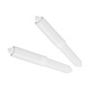 Rumyve2pcs Plastic Toilet Roll,Bathroom Toilet Replacement Roll Spring,Toilet Roll Holder