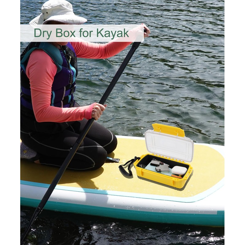 Uxwuy Waterproof Box Dry Box for Kayaking Boat Waterproof Storage