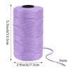 Uiopa Macrame Cord 3mm x 200m Polypropylene Flat Macrame String
