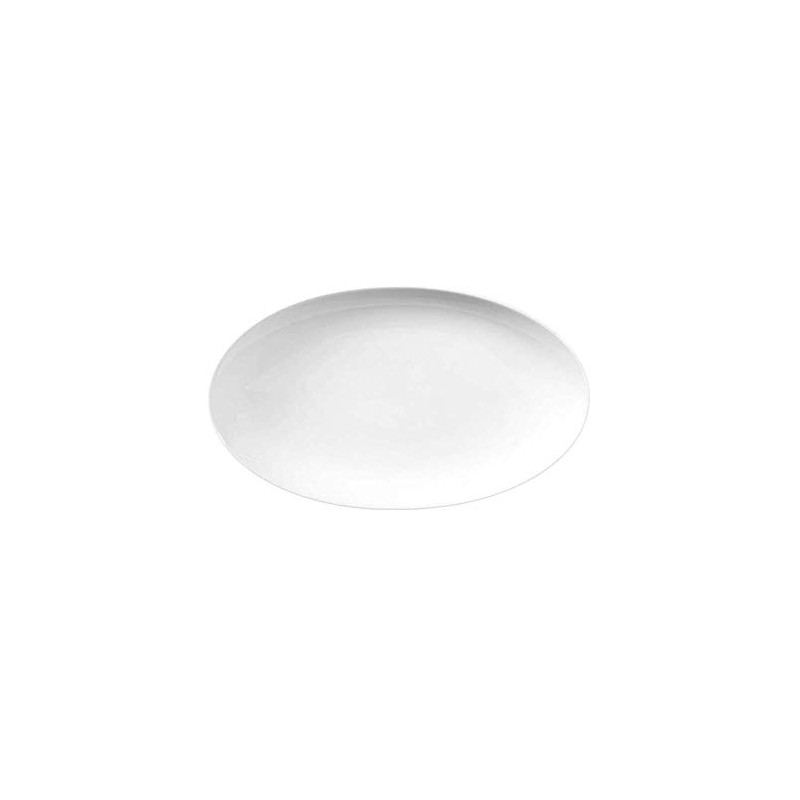 Seltmann Lido Serving Plate, Oval, White, 24 cm x 14.5