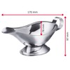 Westmark 2 sauce bowls, drip-free spout, capacity: 120 ml each,