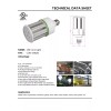 Litesaver LED corn light bulb 15W E26 Replacement bulb 5000K