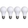GE LED Light Bulbs, 60 Watt, Soft White, A19 (4