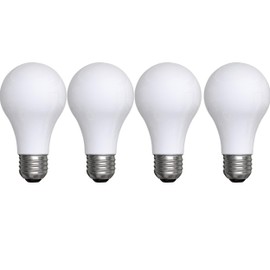 GE LED Light Bulbs, 60 Watt, Soft White, A19 (4 Pack)