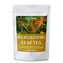 100% Natural Sea Buckthorn Leaf Tea, 40 Count, Premium Sea Buckthorn Tea, Sun Dried, No Additives