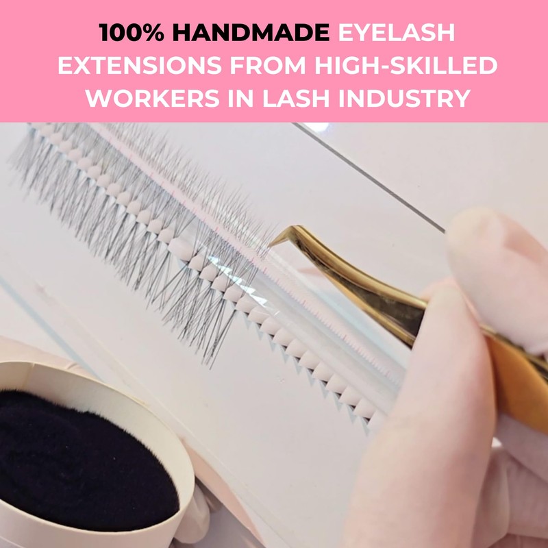 Ariya Lashes Premium 8IN1 Promade Mix 1000 Fans Eyelashes Extension,