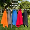 MAGOLFIN 2-Pack Magnetic Golf Towel with Clip, Soft Microfiber Waffle