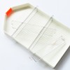 Diamond Art Painting Tray with 3 Dividers and A Brush,Plastic