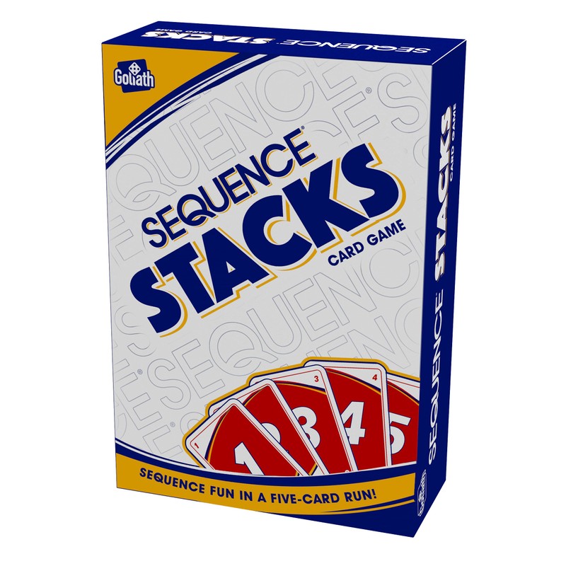Goliath Sequence Stacks Card Game - Sequence Fun in a