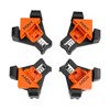 PONY 4-Pack Corner Clamp for Woodworking, 90 Degree Right Angle